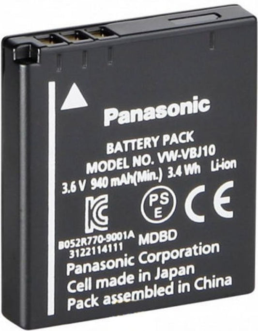 Panasonic VW-VBJ10 Lithium-ion Battery Pack for Camcorders - 3.6V, 1000mAh