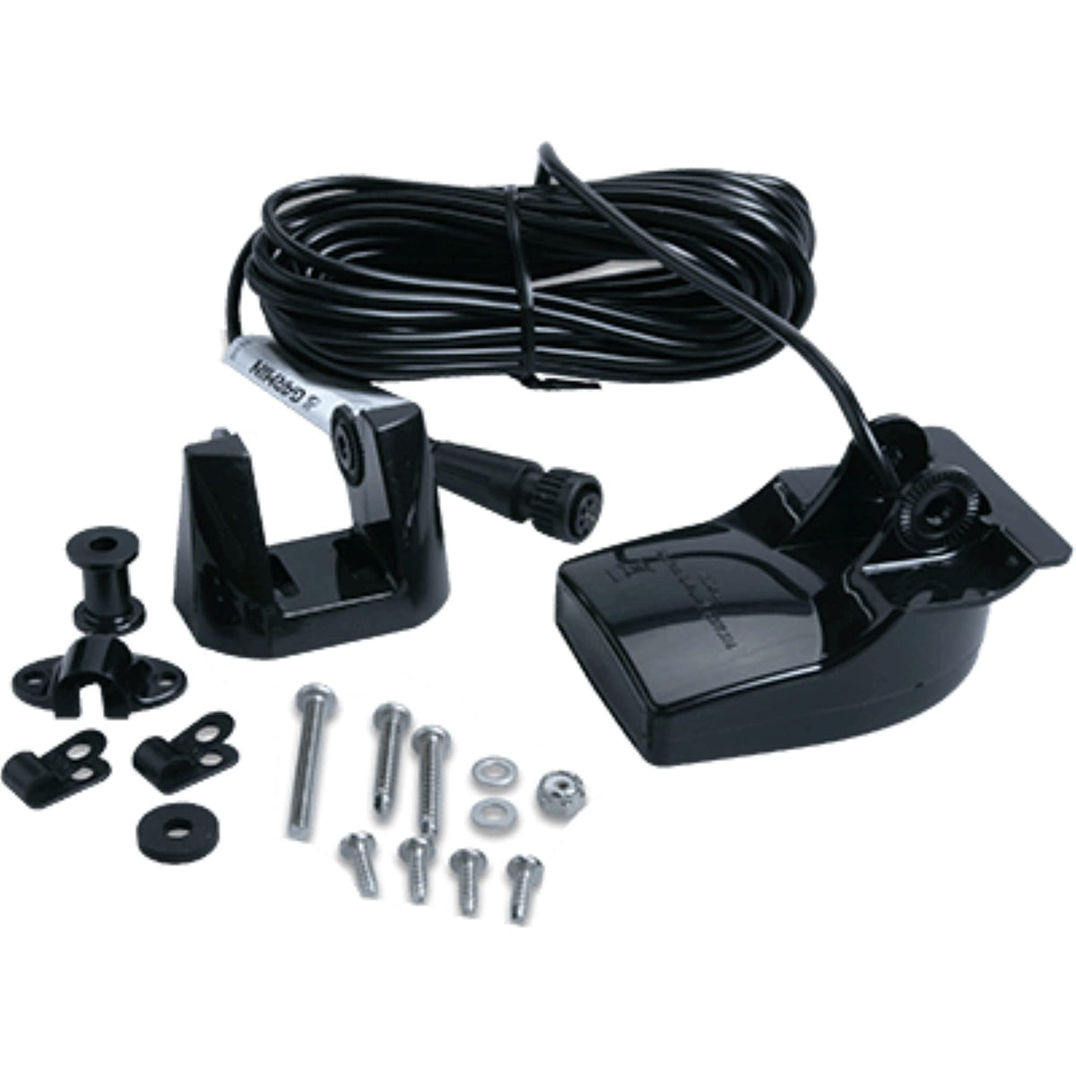 Garmin Plastic Transom Mount Transducer with Depth & Temperature (Dual Frequency, 6-pin)