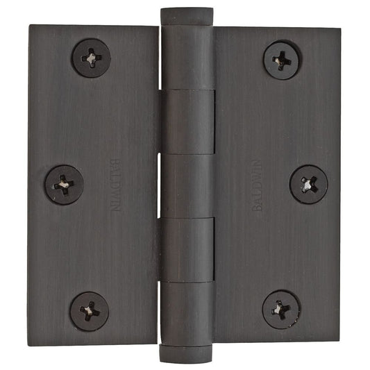 Baldwin 1030102I Square Mortise Hinge Oil Rubbed Bronze