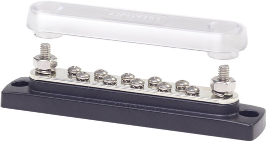 Blue Sea Systems BusBar Common Scrw Trmnl 10x8-32 w/Cvr