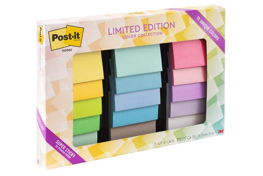 Post-it Super Sticky Notes 3x3in 15 Pads