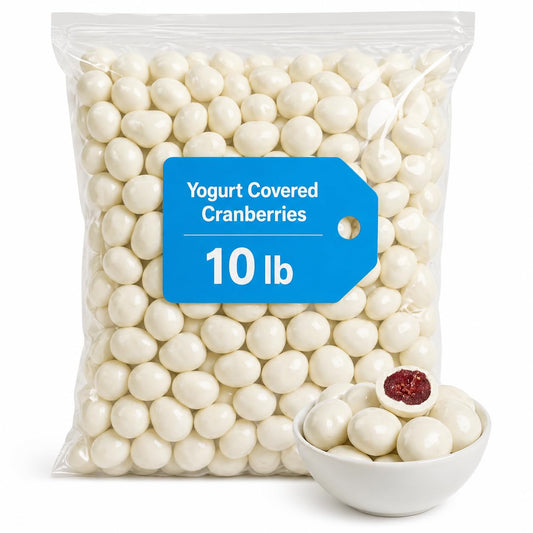 Bulk Yogurt Covered Cranberries 10 lb Bag