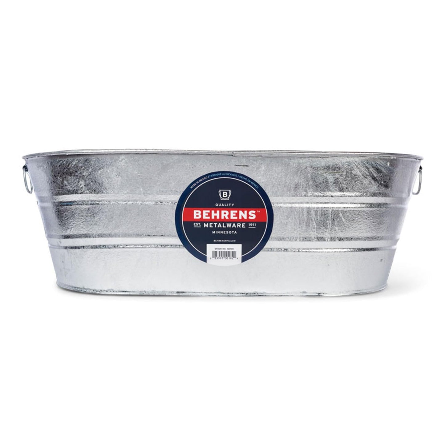Behrens 16 Gallon Galvanized Oval Tub