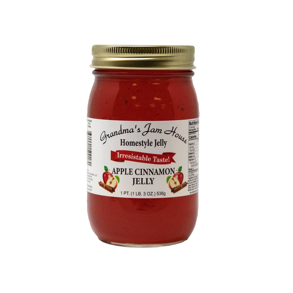 Grandma's Jam House Apple Cinnamon Jelly 1 Pint
