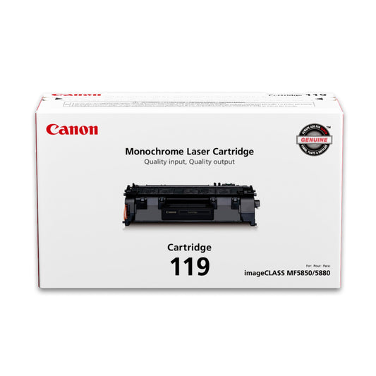 Canon Genuine OEM 3479B001 Type 119 Black Toner Cartridge (2.3K YLD)