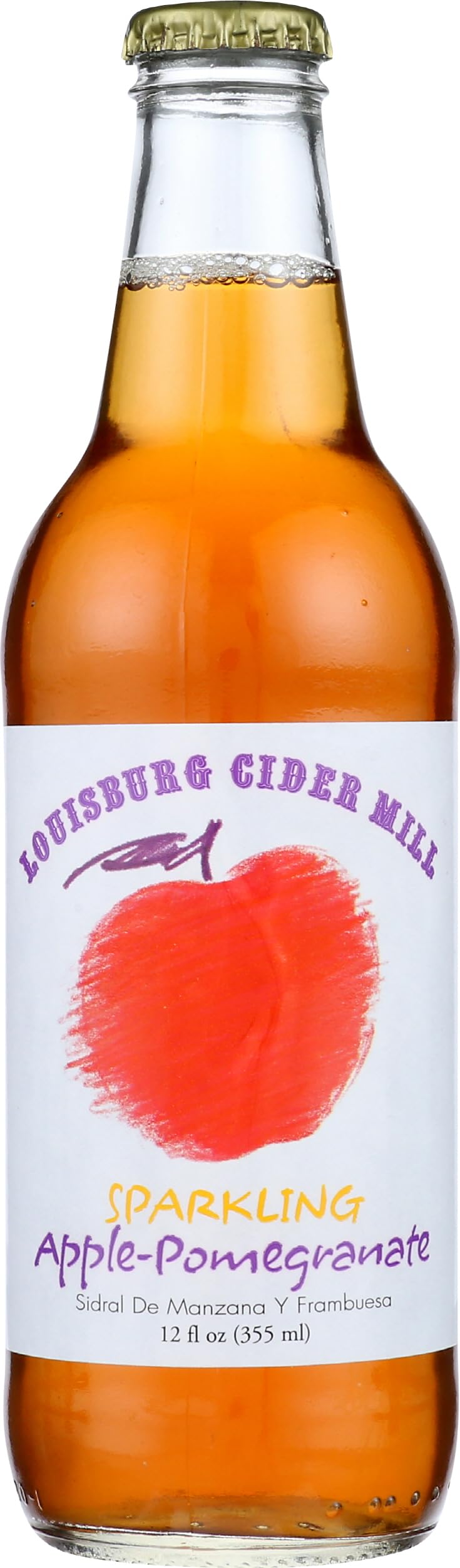 Louisburg Sparkling Apple Cider Pomegranate 12 FZ