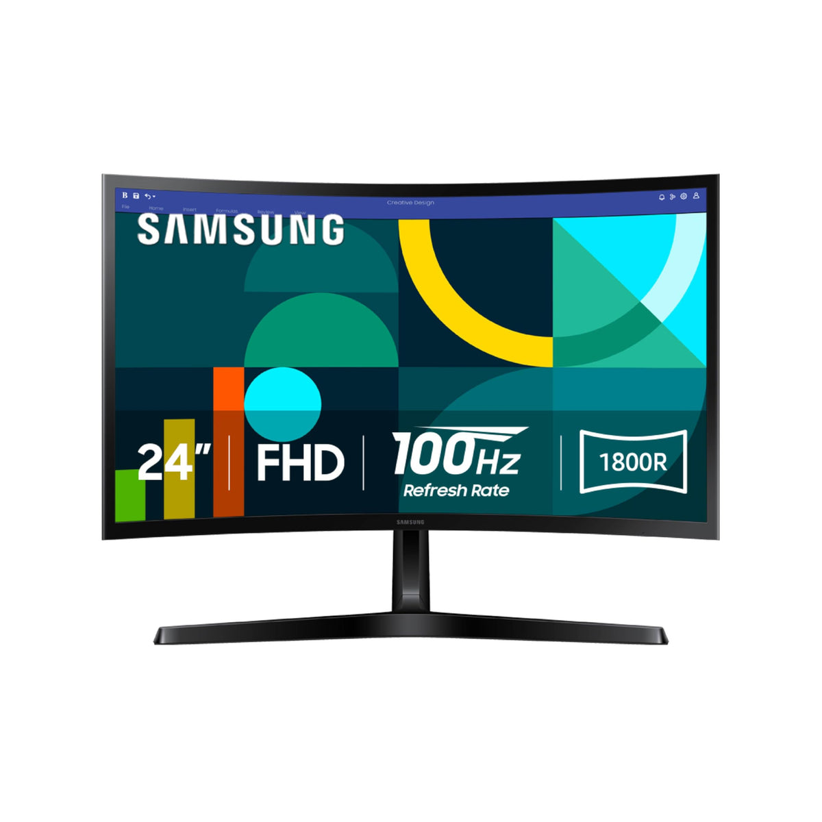 Samsung 24" Essential S3 S36GD FHD Curved Monitor