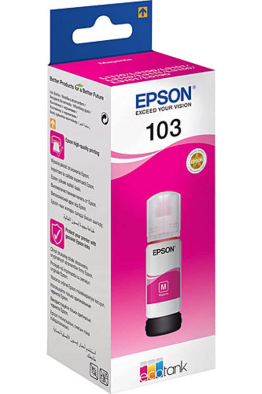 Epson EcoTank 103 Original Ink Bottle, Magenta