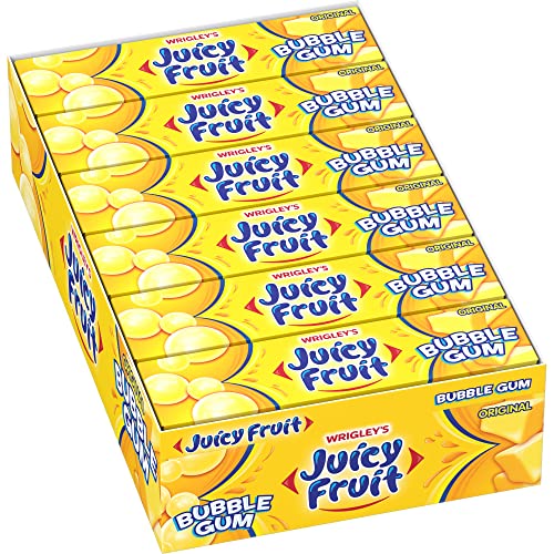 Juicy Fruit Bubble Gum Original 5pc 18ct 1.41oz