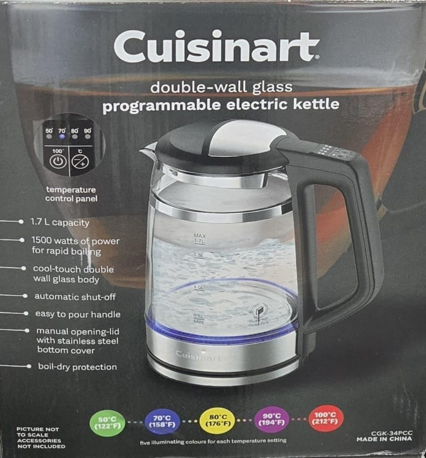 Cuisinart Digital Double Layer Glass Tea Kettle