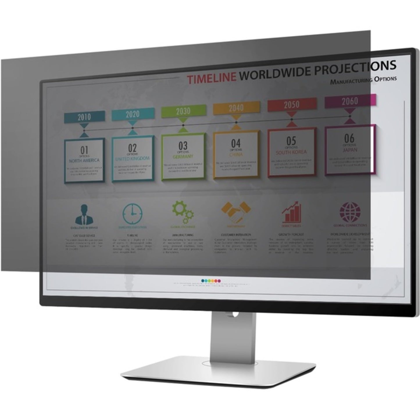 PrivacyView™ Privacy Filter for 22" Widescreen (16:10) Monitor- Unframed - Black
