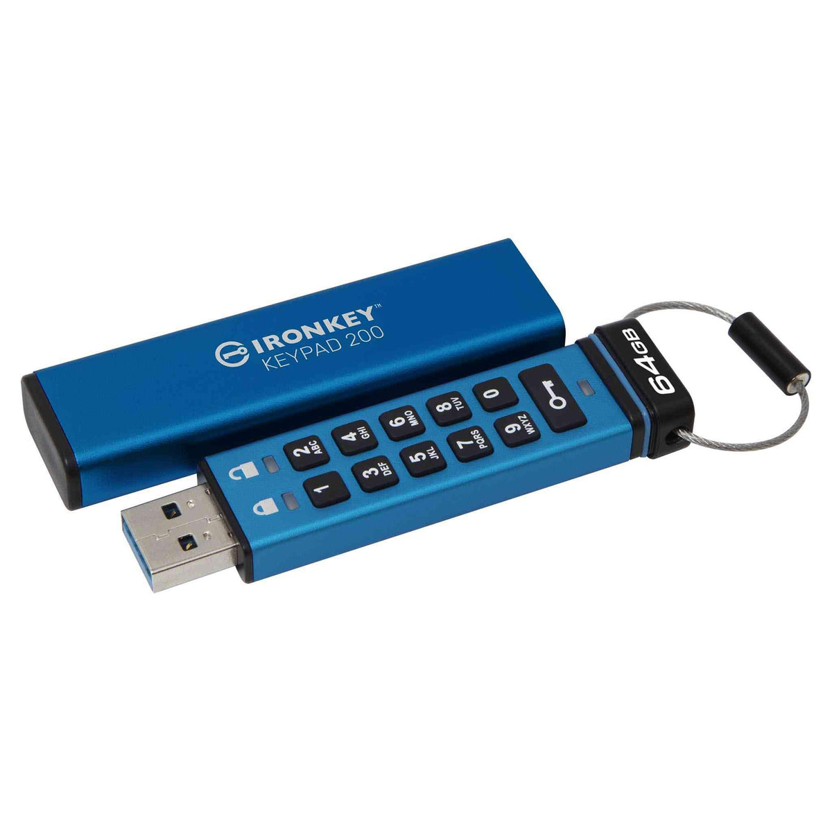 Kingston IronKey Keypad 200 64GB Encrypted USB IKKP200/64GB