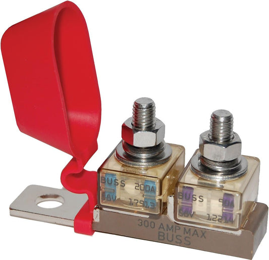 Blue Sea Systems Blue Sea 2151 Terminal Fuse Block - 3/8" Mounting Hole - 2 Terminal Studs