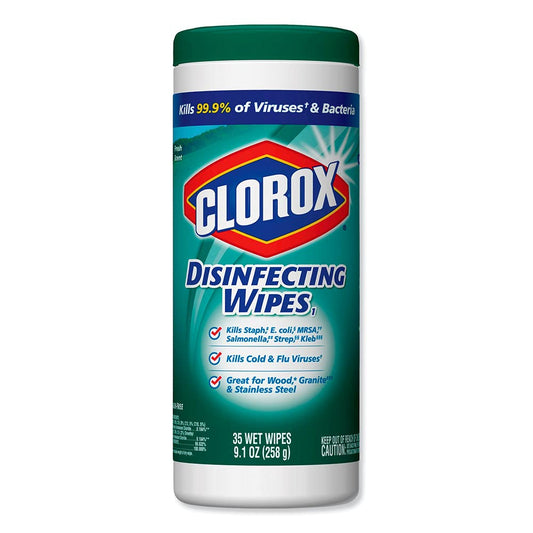 Clorox Fresh Scent Disinfecting Wipes Canister 35 ct (Pack of 12)