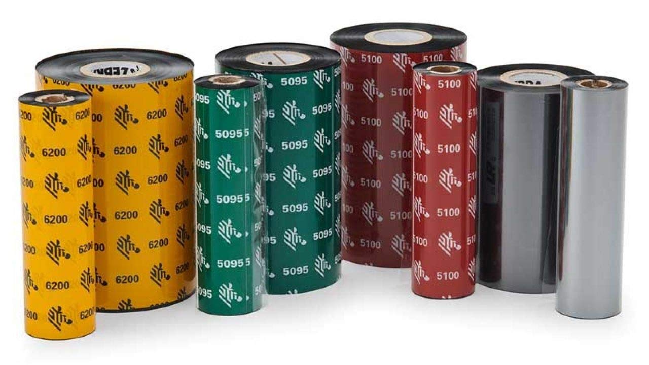 Zebra Wax/Resin 3200 4.33" x 110mm Matrix Printer Ribbon 110mm x 450m