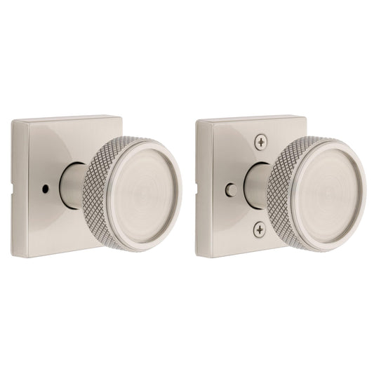 Kwikset Raya Bed/Bath Doorknob Satin Nickel