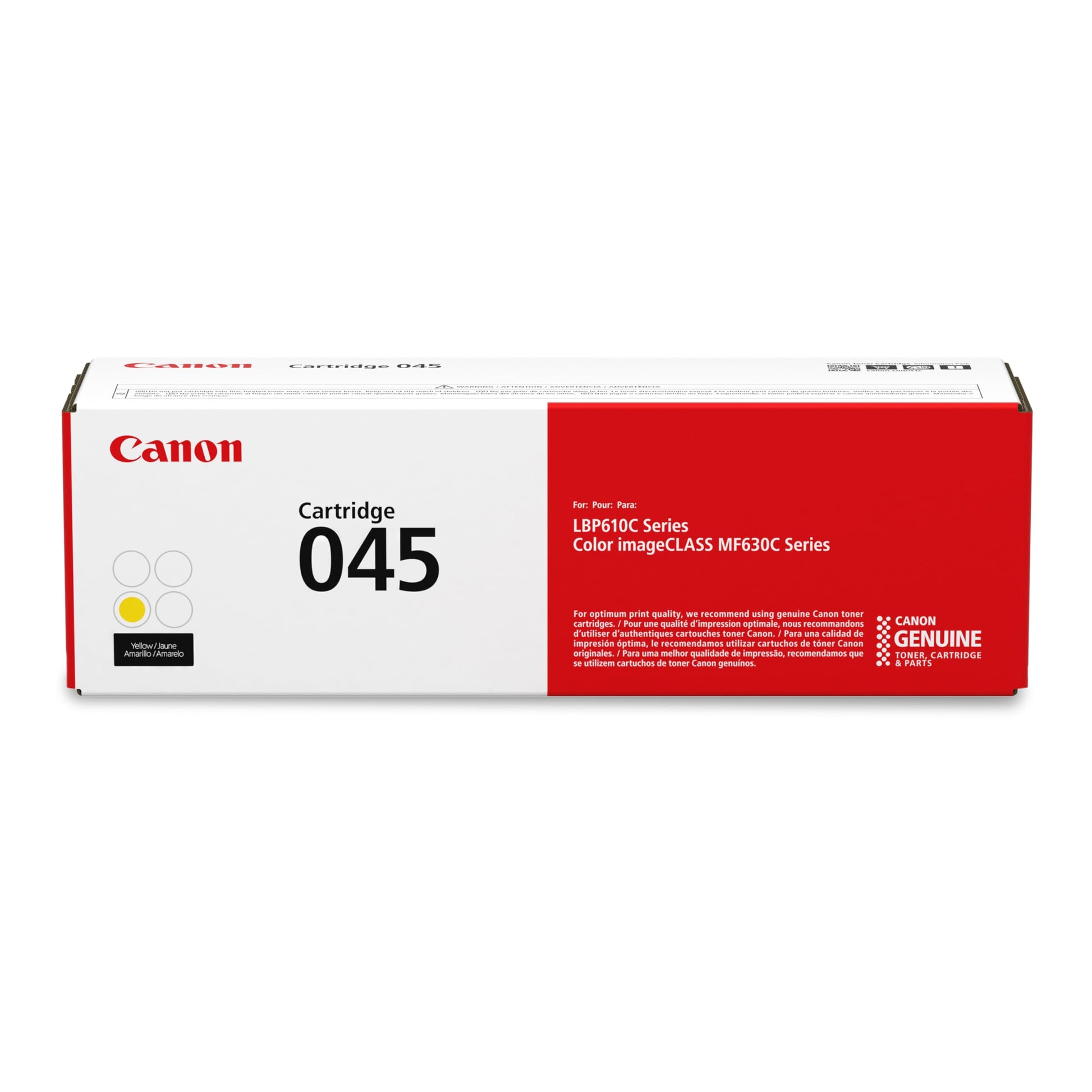 Canon 045 Yellow Toner Cartridge 1239C002