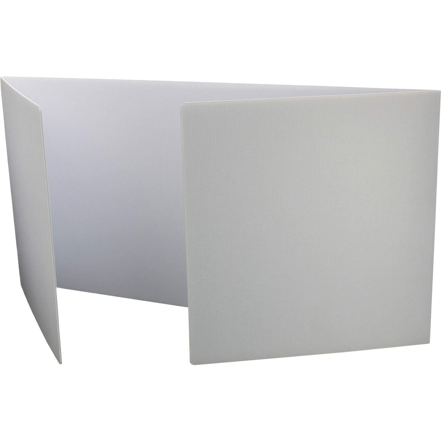 Flipside Premium White Study Carrel