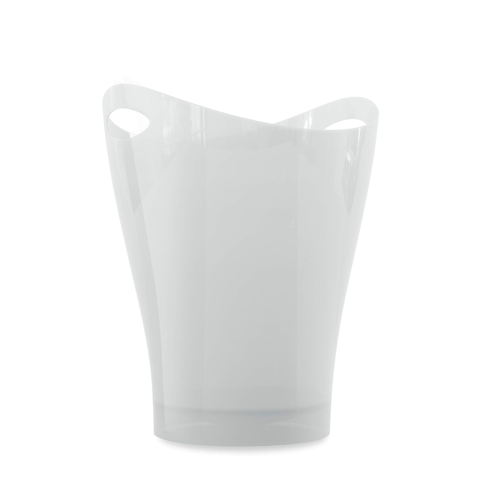 Umbra Garbino Wastebasket White 2.25 Gallon