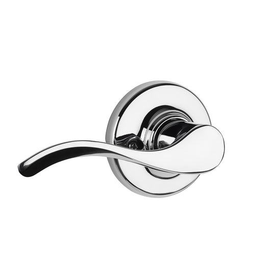 Kwikset Balboa Dummy Door Handle, Left, Polished Chrome