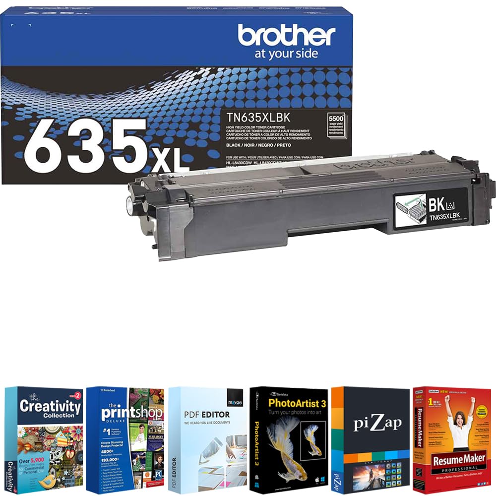 Brother TN635XLBK High-Yield Toner Cartridge