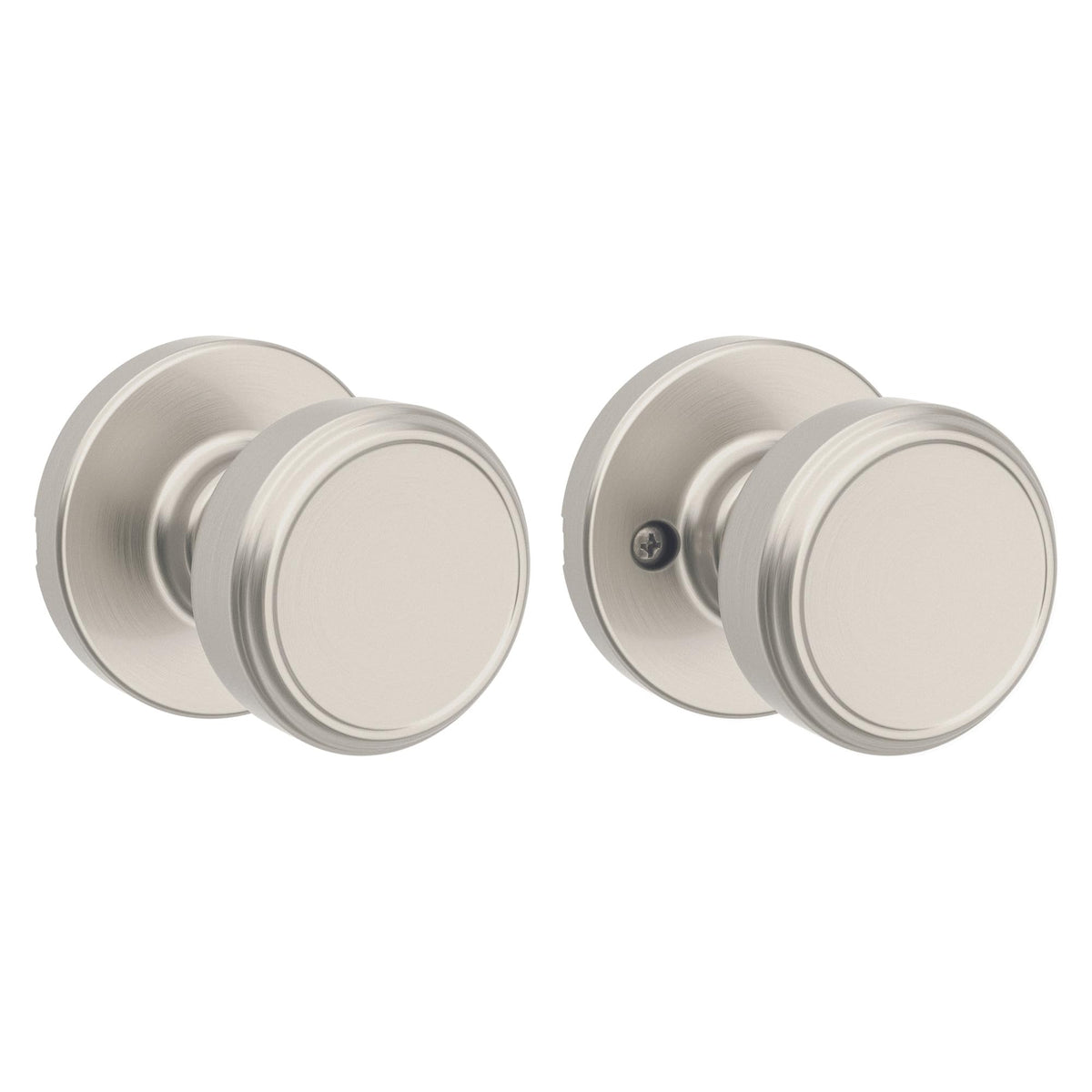 Kwikset Maven Interior Passage Door Knob Satin Nickel