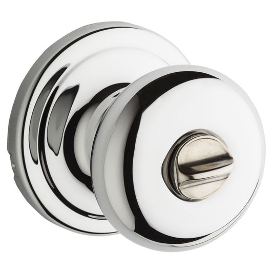 Kwikset Hancock Interior Privacy Door Knob Polished Chrome
