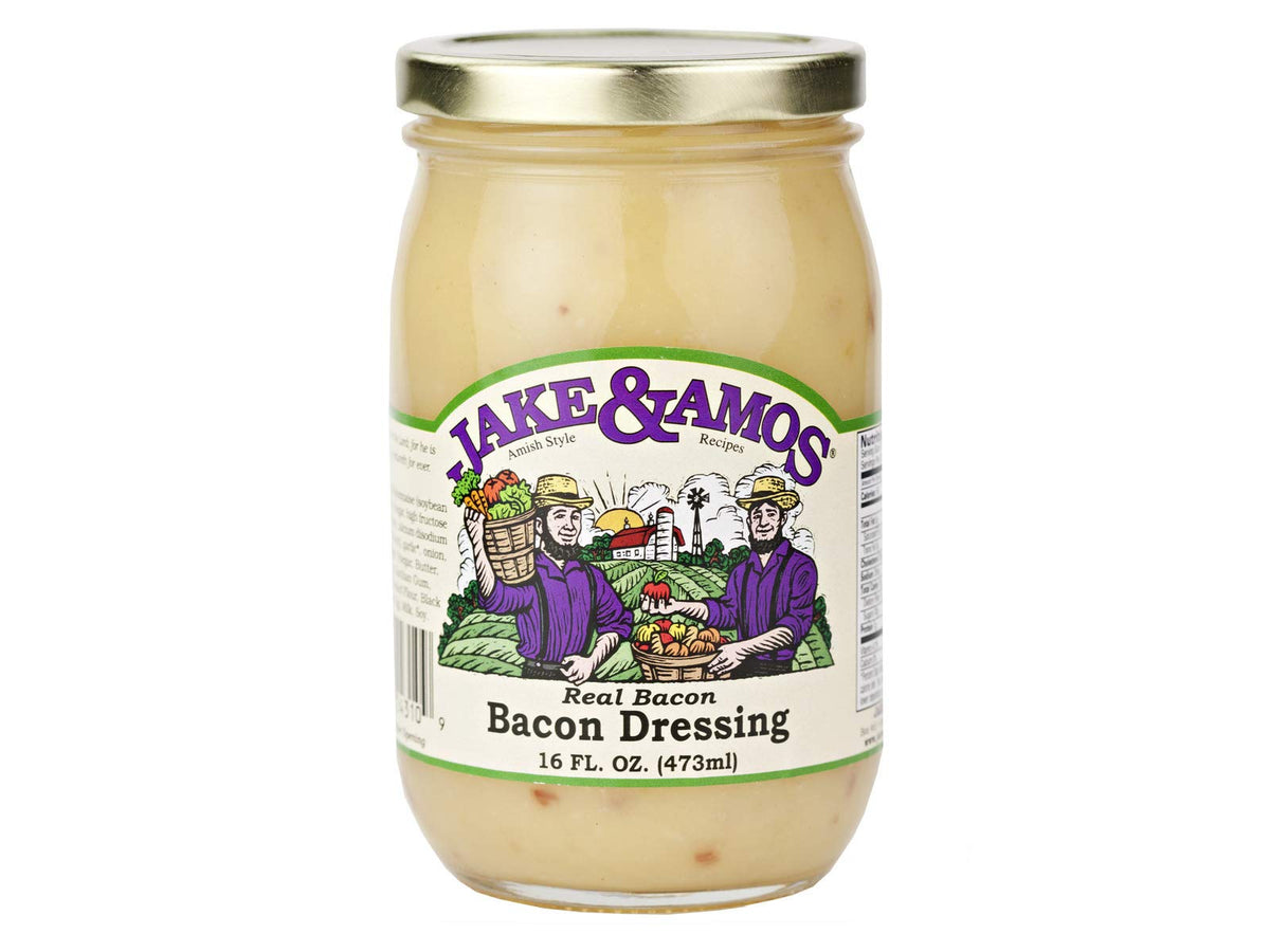 Jake & Amos Real Bacon Salad Dressing 16 Oz Pack of 2