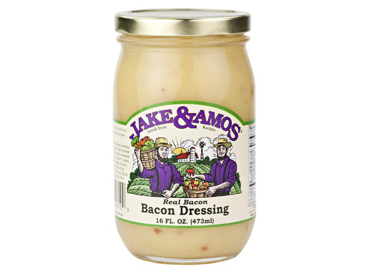 Jake & Amos Real Bacon Salad Dressing 16 Oz Pack of 2