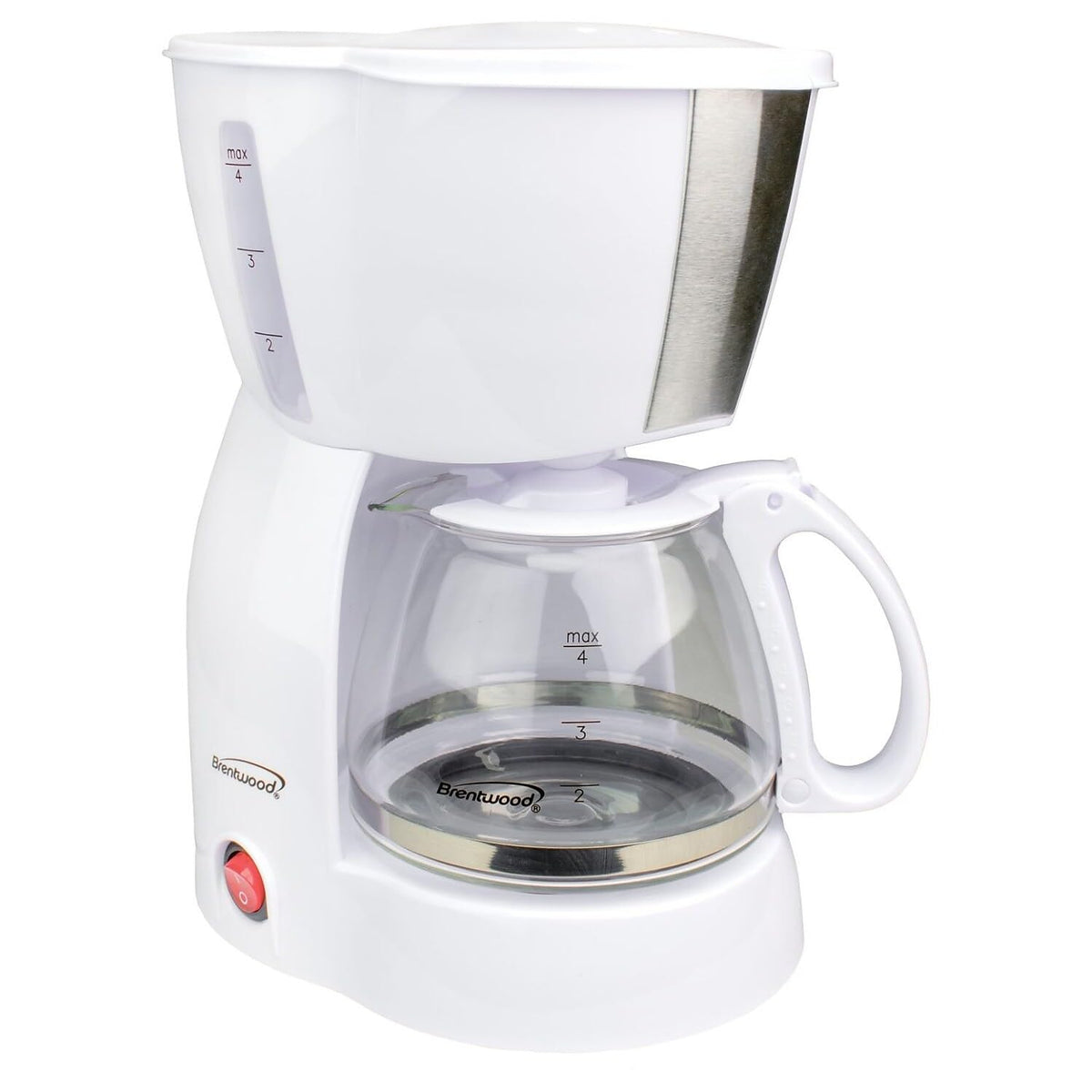 Brentwood 4 Cup Coffee Maker TS-213W White
