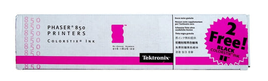 Tektronix Magenta Colorstix for Phaser 850 (5 Magenta Plus 2 Free Black)