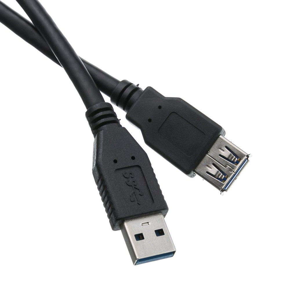 CableWholesale 6ft USB 3.0 Extension Cable Black