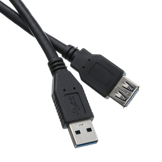CableWholesale 6ft USB 3.0 Extension Cable Black