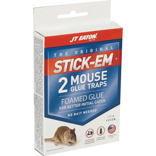 JT Eaton Stick-Em Mouse Glue Traps 233N