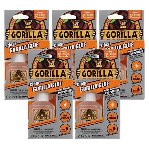 Gorilla Clear Glue 1.75oz Pack of 5