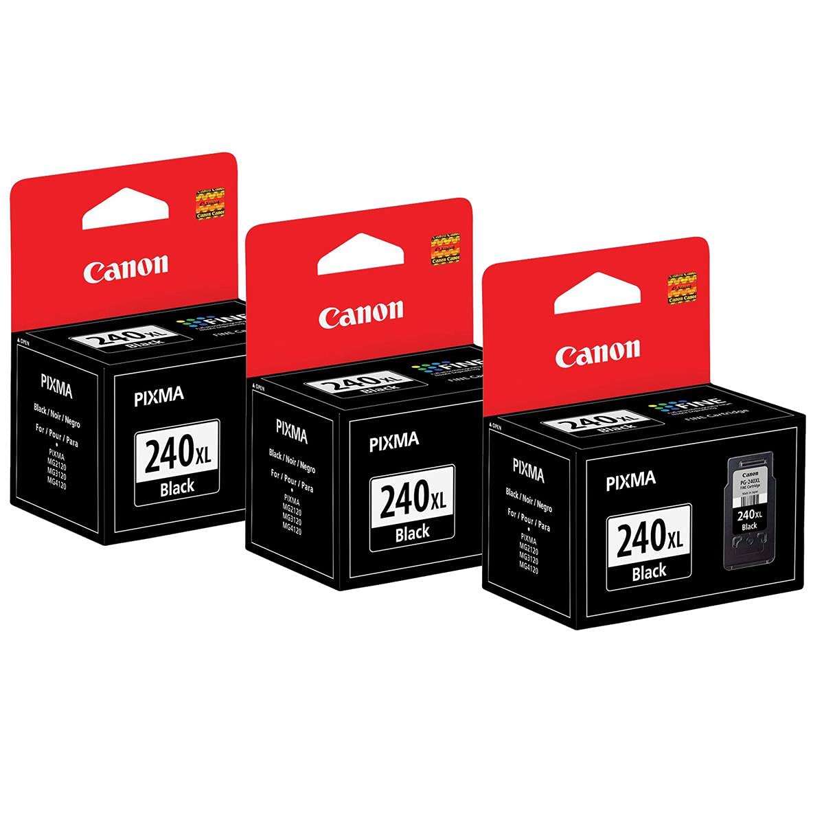 Canon PG-240XL Black Ink Cartridge 3 Pack 11ml