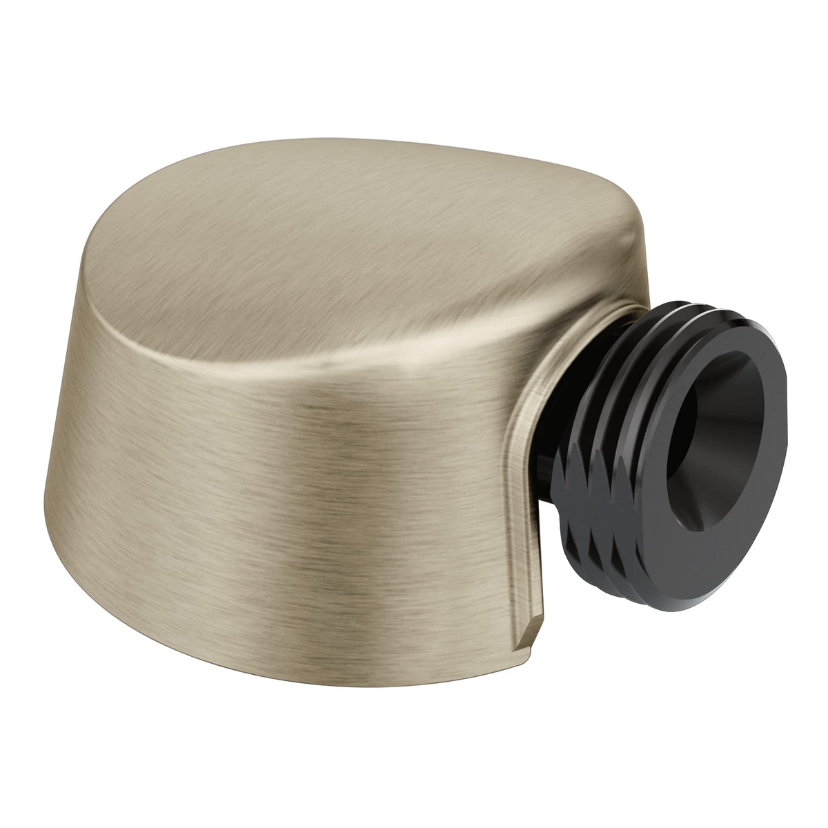 Moen A725BN Drop Ell for Handheld Showerhead, Brushed Nickel with Moen 3668EPBN Handheld Showerhead with 69-Inch-Long Hose Featuring 24-Inch Slide Bar, Brushed Nickel