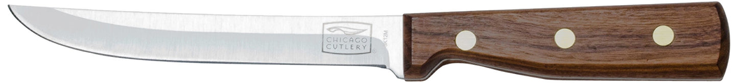 Chicago Cutlery 15.2 cm Stainless Steel Walnut Tradition Utility Knife with Wooden Handle, Brown