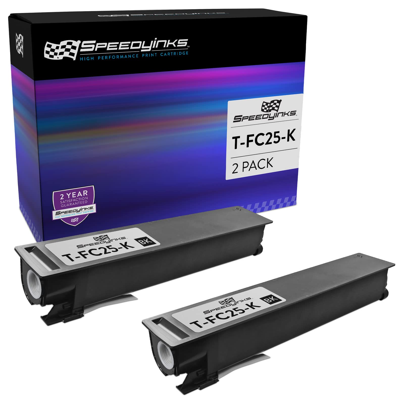 Toshiba TFC25K Black Toner Cartridge 2-Pack
