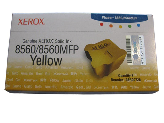 Xerox 108R00725 Ink Cartridge (Yellow,3-Pack)