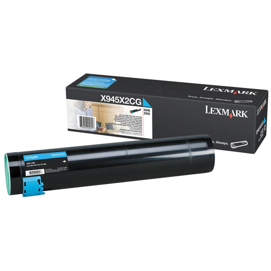 Lexmark X945X2CG High-Yield Cyan Toner 22,000 Pages