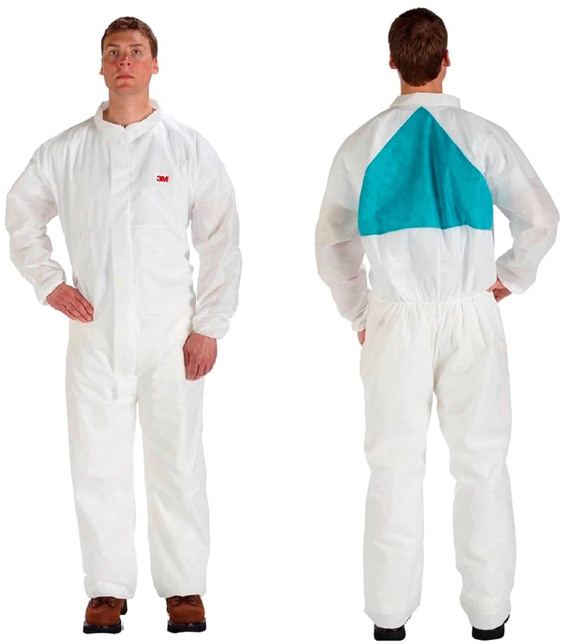 3M Disposable Protective Coverall 4520CS-BLK-L, 25 EA/Case,White,Large