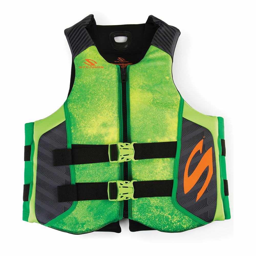 Stearns Adult Hydroprene Life Vest Medium Green