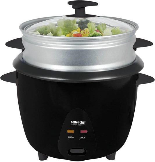 Better Chef Basic 10-Cup Rice Cooker & Steamer