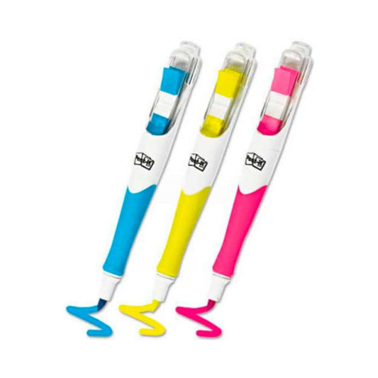 3M Post-it Flag+ Highlighter V2JPX 6 Pack