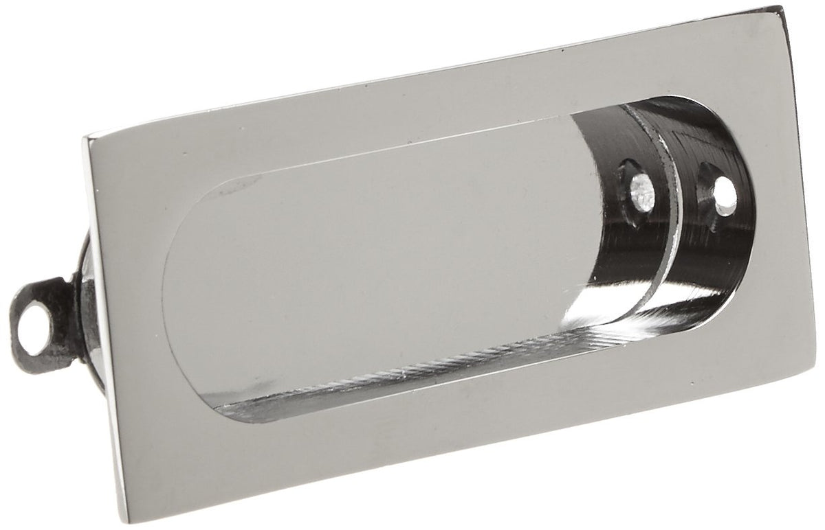 Deltana FP222U26 Solid Brass Rectangle Flush Pull 3-1/8" x 15/16"