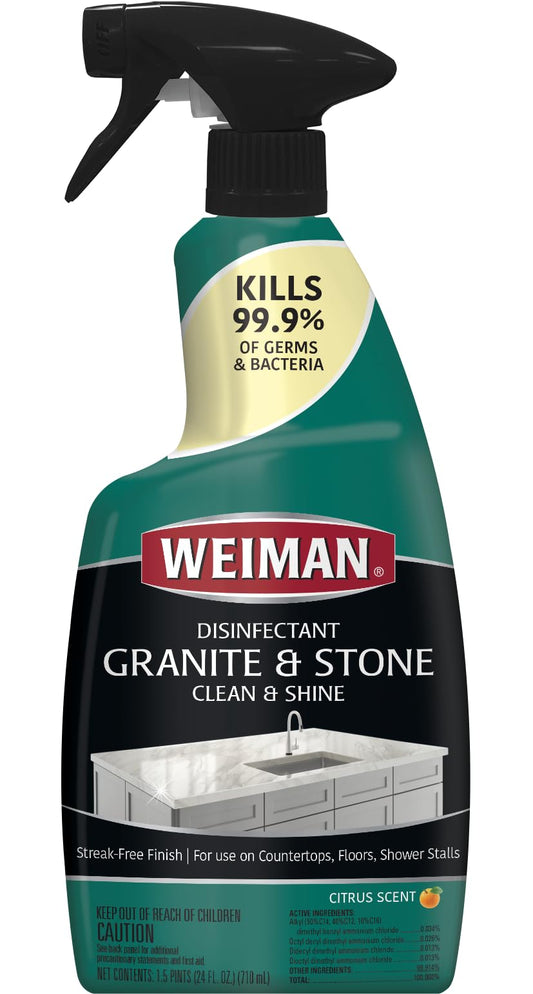 Weiman Disinfectant Granite Cleaner 24 Fl Oz