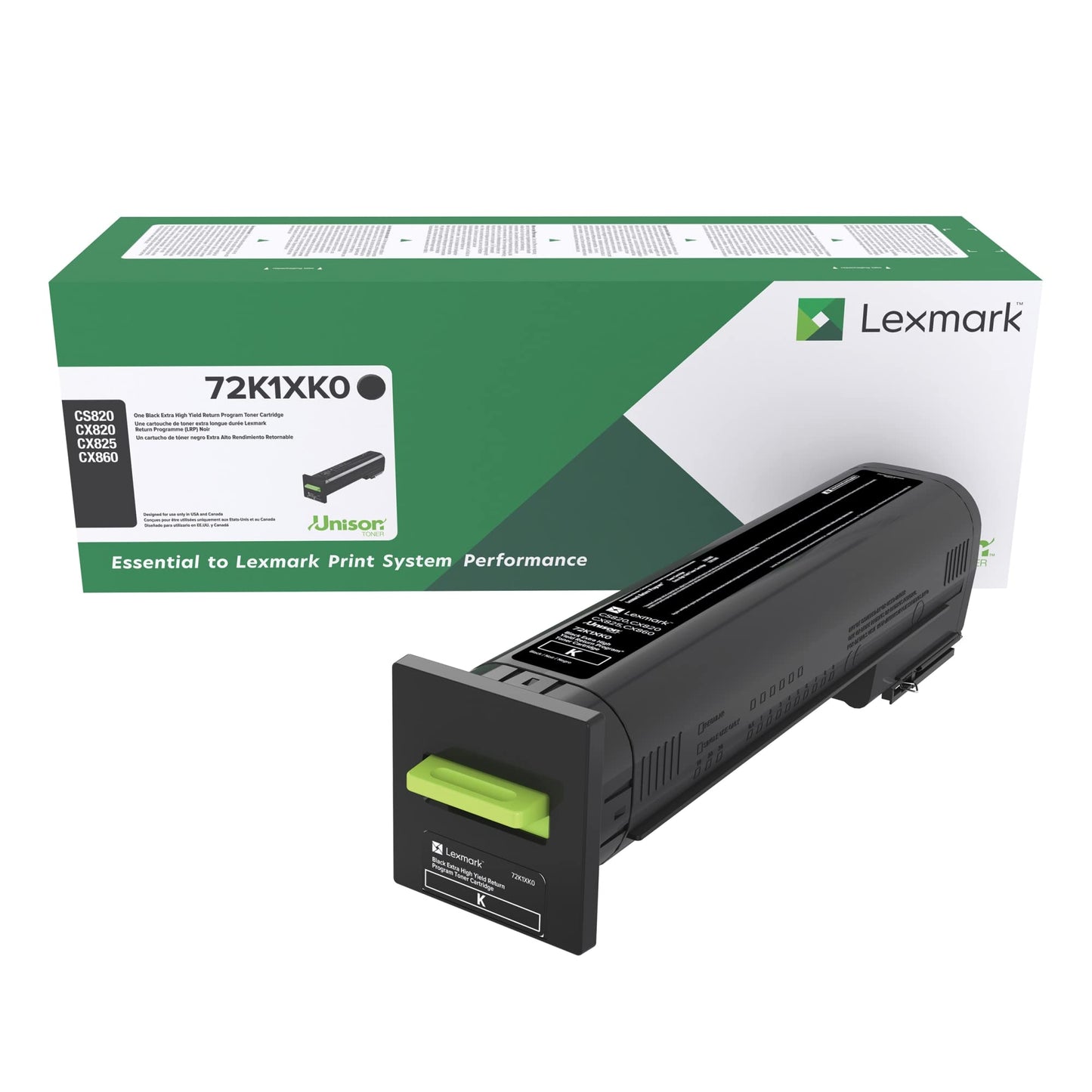 Lexmark 72K1XK0 Black Extra High Yield Toner