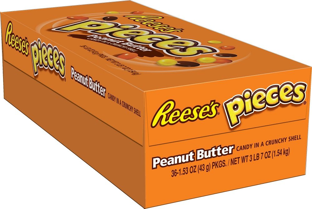 REESE'S PIECES Candy 1.53oz Pack of 36
