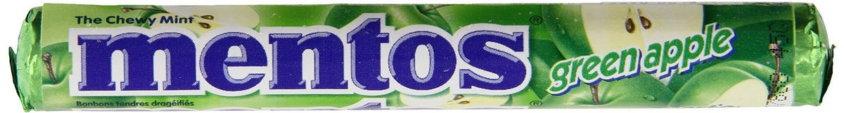 Mentos Green Apple Singles 1.32oz 24/15ct